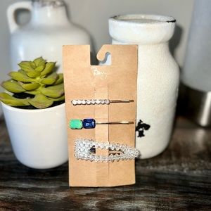 PACK OF 3 HAIR BARRETTS